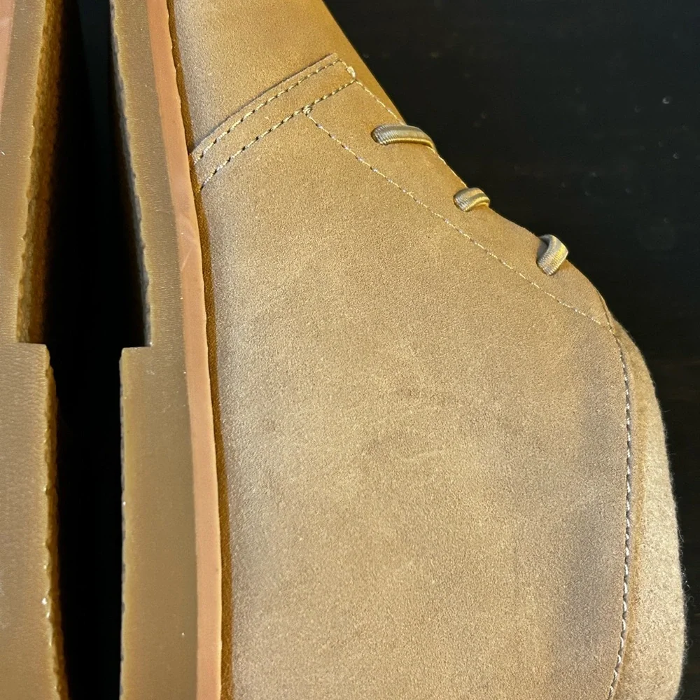 New Kids Nordstrom Rack Beige Faux Suede Chukka Ankle Boots Booties Size‎ 2 Y